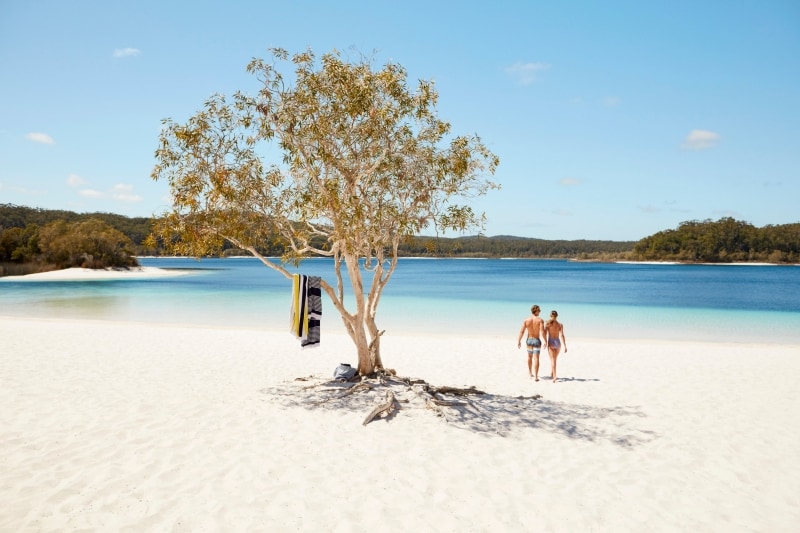 Lake McKenzie, K’gari (Fraser Island), QLD © Tourism & Events Queensland Lake McKenzie, K’gari (Fraser Island), QLD © Tourism & Events Queensland