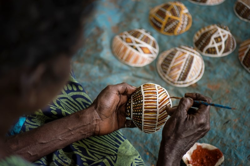 Tiwi Design, Tiwi Islands © Tourism NT/Shaana McNaught Tiwi Design, Tiwi Islands © Tourism NT/Shaana McNaught