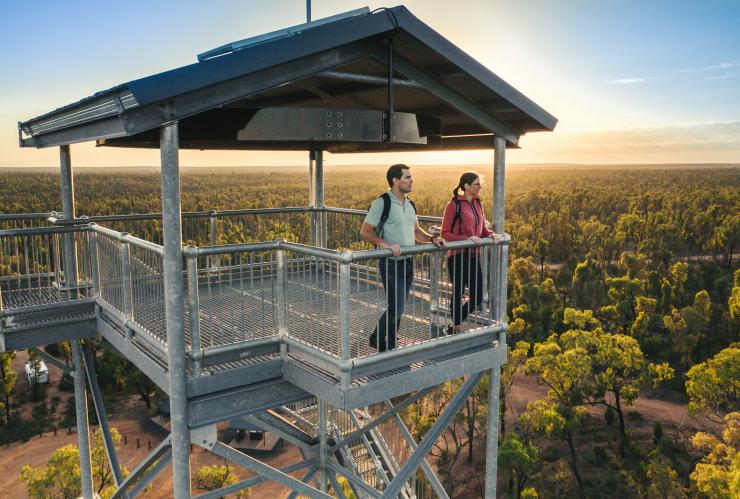 Pilliga Salt Caves Tower, Narrabri, NSW © Photography owned by Narrabri Shire Council