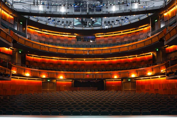 Inside the theatre at Canberra Theatre Centre, Canberra, Australian Capital Territory © VisitCanberra Inside the theatre at Canberra Theatre Centre, Canberra, Australian Capital Territory © VisitCanberra