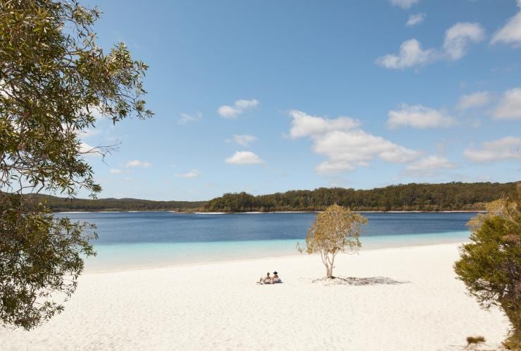 Lake McKenzie, K’gari (Fraser Island), QLD © Tourism and Events Queensland Lake McKenzie, K’gari (Fraser Island), QLD © Tourism and Events Queensland