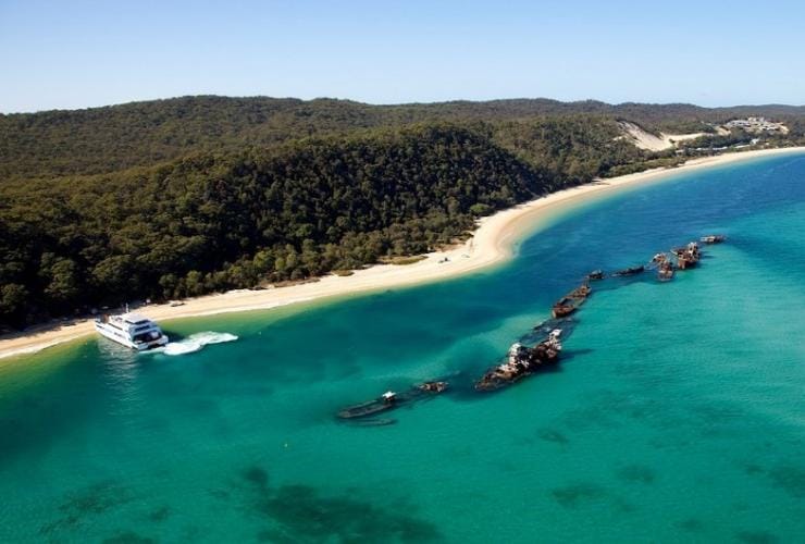 Tangalooma Wrecks, Moreton Island, QLD © Brisbane Marketing