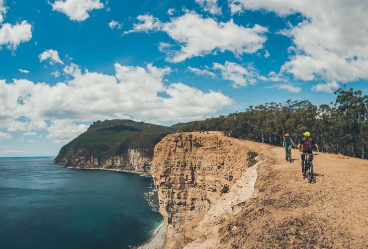 Mountain biking, Maria Island National Park, TAS © Flow Mountain Bike Mountain biking, Maria Island National Park, TAS © Flow Mountain Bike