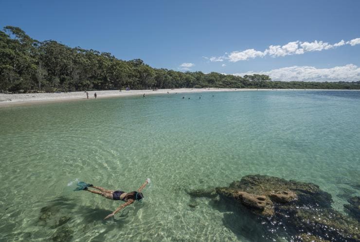 Snorkelling, Jervis Bay, NSW © Destination NSW Snorkelling, Jervis Bay, NSW © Destination NSW