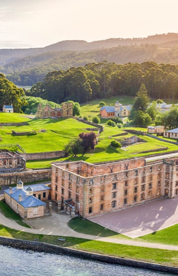 Aerial view of the Port Arthur Historic Site, Port Arthur, Tasmania © Port Arthur Historic Site 