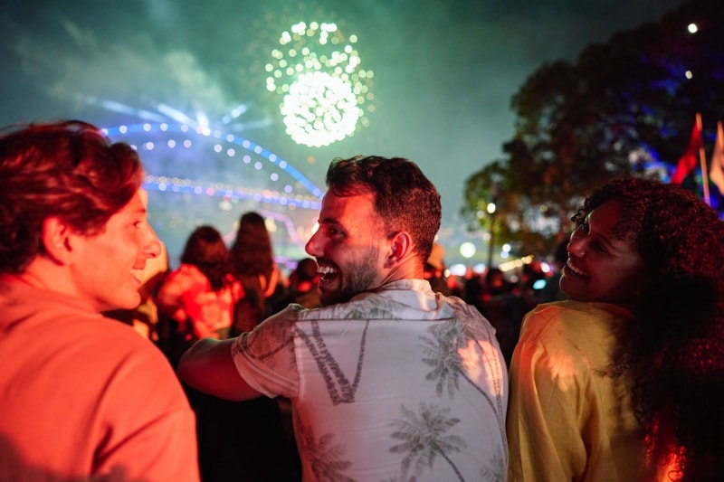 Malam Tahun Baru di Sydney, Sydney Harbour, New South Wales © Destination NSW Malam Tahun Baru di Sydney, Sydney Harbour, New South Wales © Destination NSW