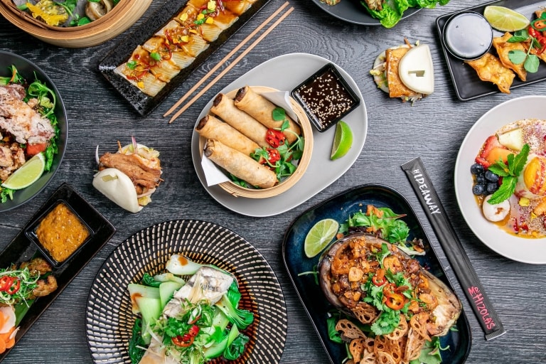 Hidangan di Hideaway Kitchen and Bar di Gold Coast © Destination Gold Coast Hidangan di Hideaway Kitchen and Bar di Gold Coast © Destination Gold Coast