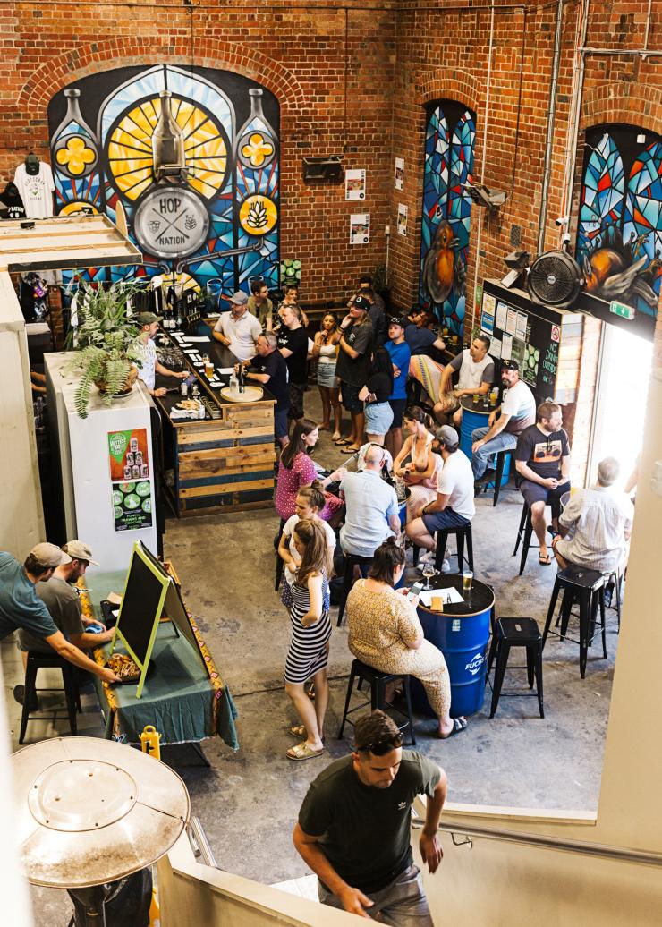 Interni dell'Hop Nation a Footscray © Hop Nation Interni dell'Hop Nation a Footscray © Hop Nation