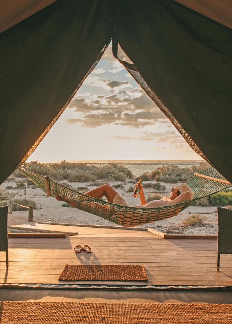 Wilderness Tent at Sal Salis, Ningaloo Reef, WA © Sal Salis Ningaloo Reef