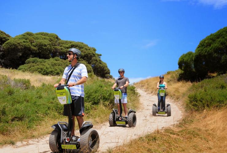 People enjoying a segway tour of Rottnest Island, Western Australia © Rottnest Island Authority
