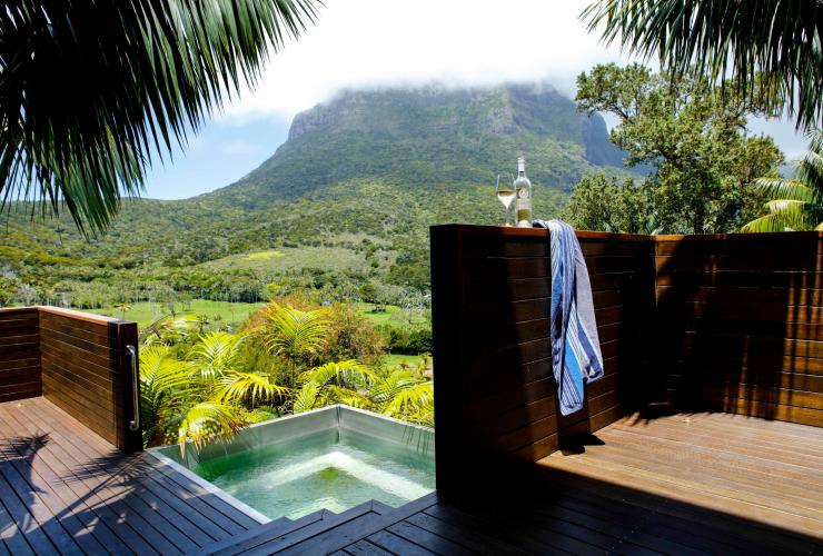 Pemandangan Makambo Loft, Capella Lodge, Lord Howe Island, NSW © Capella Lodge